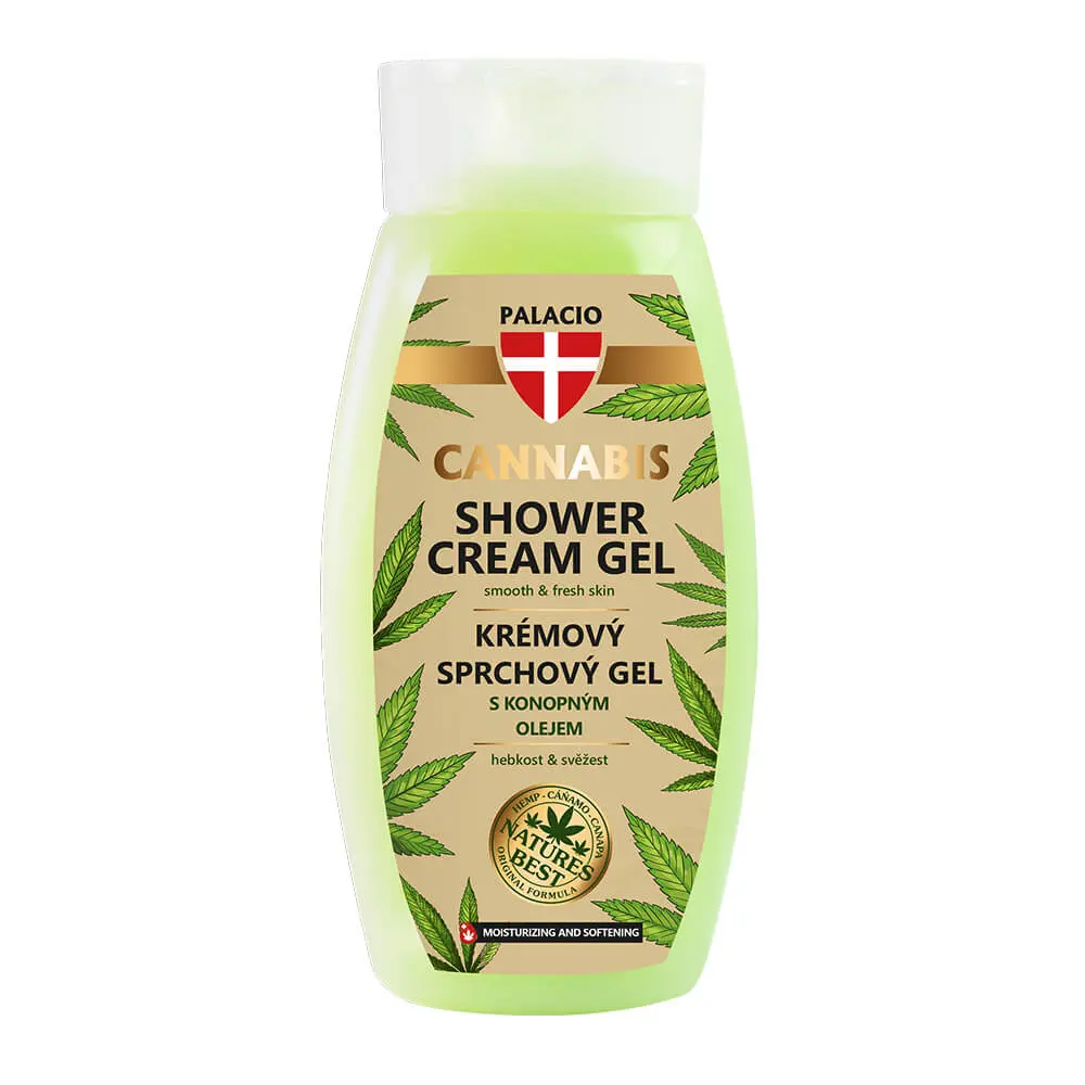 Palacio Cannabis Shower Cream Gel with Cannabis Oil – Refresh & Nourish Your Skin (250ml)