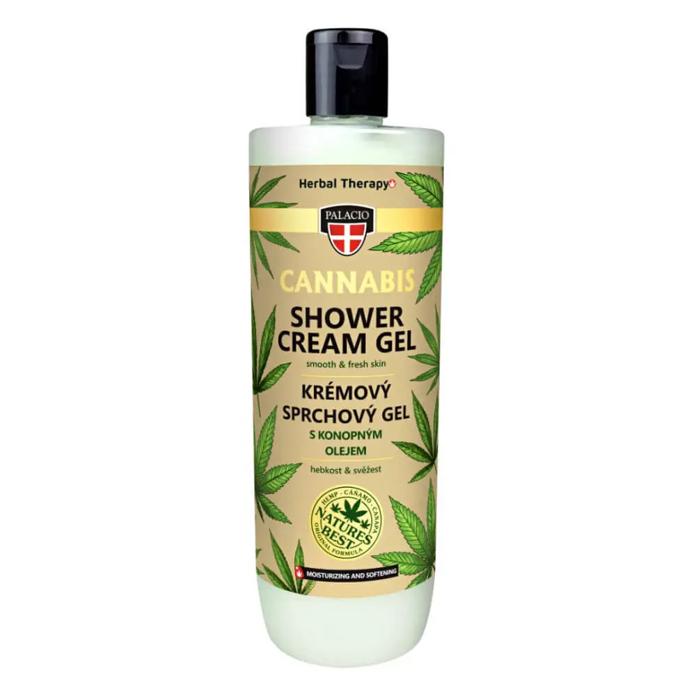 Palacio Cannabis Shower Cream Gel with Cannabis Oil – Hydrate, Nourish & Revitalise Your Skin (500ml)