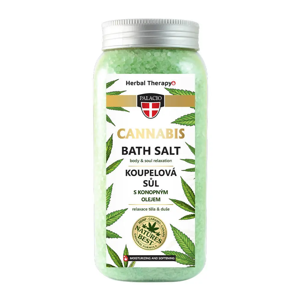 Palacio Cannabis Bath Salt – Your Gateway to Relaxation and Rejuvenation (900g)