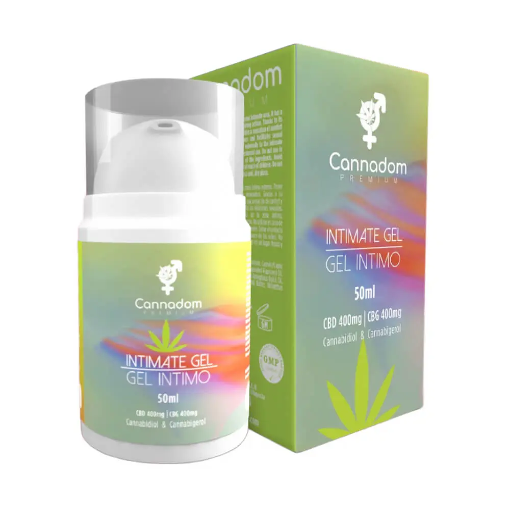 Cannadom Intimate Lubricant Gel – Elevate Your Sensual Experience - CBD 400mg CBG 400mg (50ml)