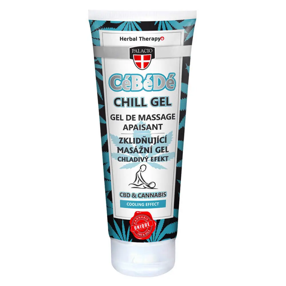 Palacio Cébédé Chill Cooling Massaging Gel with CBD – Your Ultimate Cooling Relief (200ml)