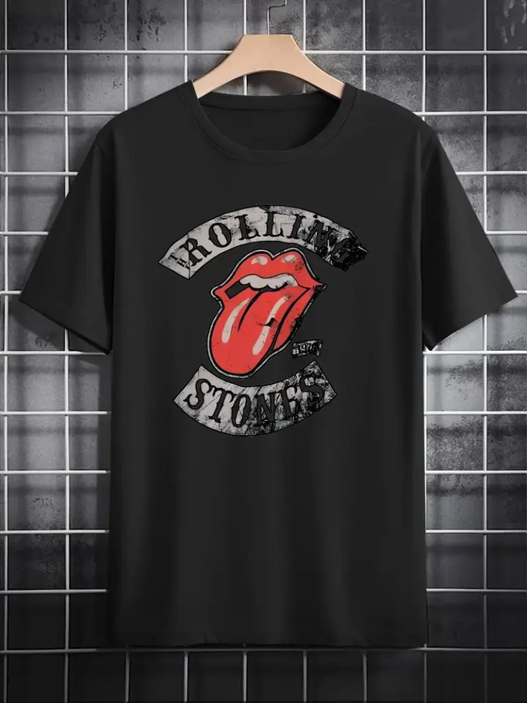 Men's Vintage 'Rolling Stones' Graphic T-Shirt