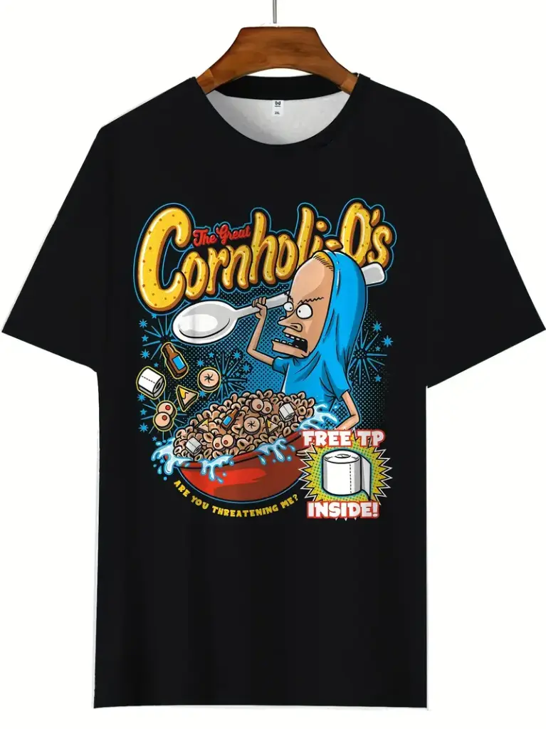 Corn Holio 3D Print Men's Short Sleeve T-Shirt 