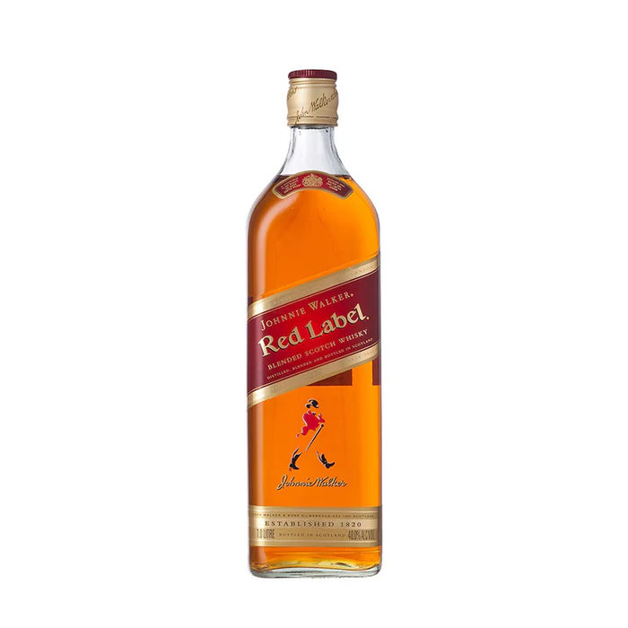 JOHNNIE WALKER RED LABEL SCOTCH WHISKEY