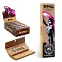 G-Rollz | Banksy's Graffiti 'Torch Boy' Unbleached - 50 KS Slim Papers + Tips (24 Booklets Display)