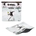 G-Rollz | Banksy's Graffiti 'Flower Thrower' 105x80 mm Smellproof Bags - 8pcs in Display