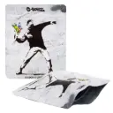 G-Rollz | Banksy's Graffiti 'Flower Thrower' 100x125 mm Smell Proof Bags - 8pcs in Display