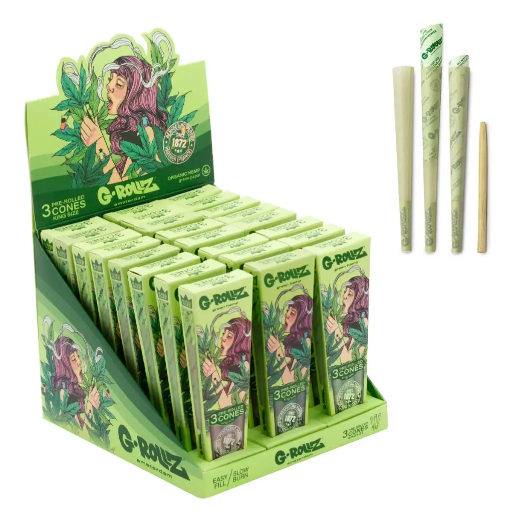 G-Rollz | Collector 'Colossal Dream' Unbleached - 3 KS Cones (24 Packs Display)