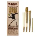 G-Rollz | Banksy Graffiti 'Flower Thrower' Unbleached - 20 KS Cones