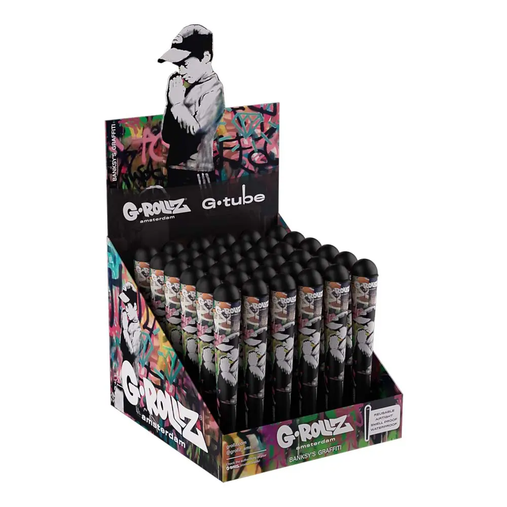 G-Tube | Banksy's Graffiti - Church Of Graffiti -36pcs Cone Holders in Display