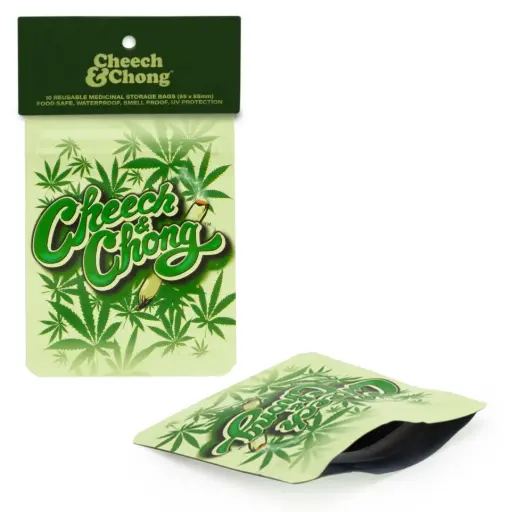 [CC4020A] G-Rollz | Cheech & Chong 'Camo' 65x85mm Smellproof Bags - 10pcs in Display