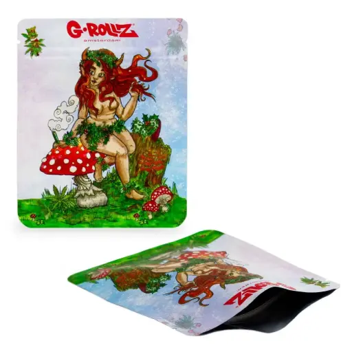 [GR4040DX] G-Rollz | 100x125mm Smellproof Bags | 'Vondel Nymph' 100x125 mm smellproof bag - 50pcs/ pack