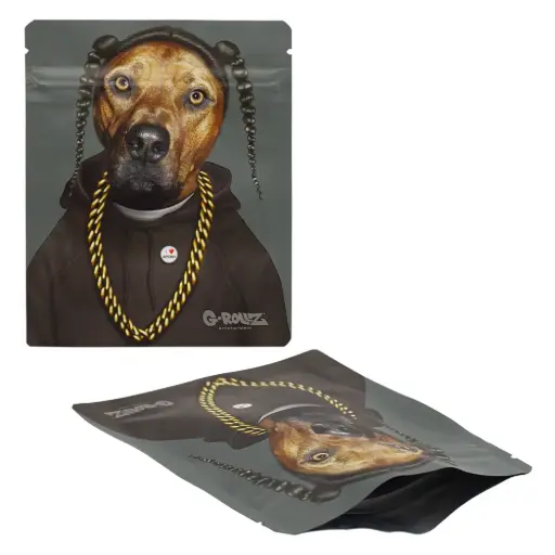 [PR4040DX] G-Rollz | 'Rap' 100x125 mm Smellproof Bags - 8pcs in Display