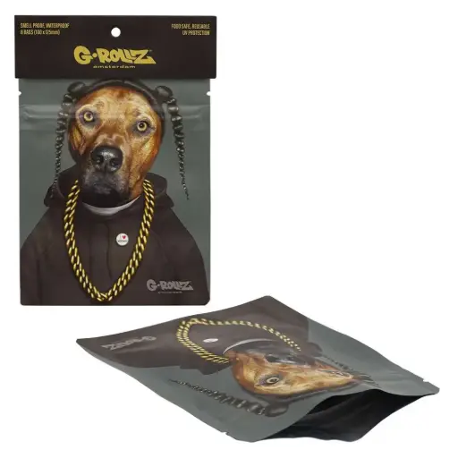 [PR4040DX] G-Rollz | 'Rap' Smell Proof Bags (100mm x 125mm)