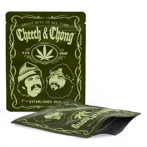 [CC4040DX] G-Rollz | Cheech & Chong 'High Rollers' Smell Proof Bags  (100mm x 125mm)
