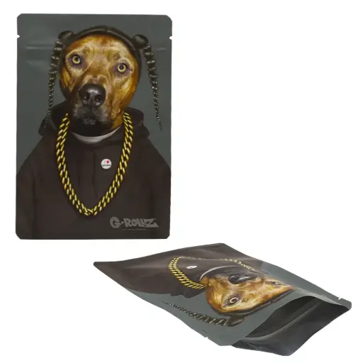 [PR4045AX] G-Rollz | 100x150 mm Smellproof Bags | 'Rap' - 50pcs/ pack