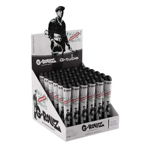 [BG1500C-DIS] G-Tube | Banksy's Graffiti - Cone Holders Display 36pcs im Display
