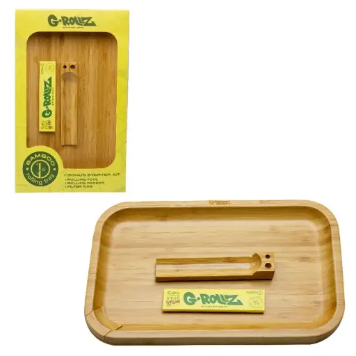 [GR03201A] G-Rollz | Classic Bamboo Tray (28cm x 17cm)