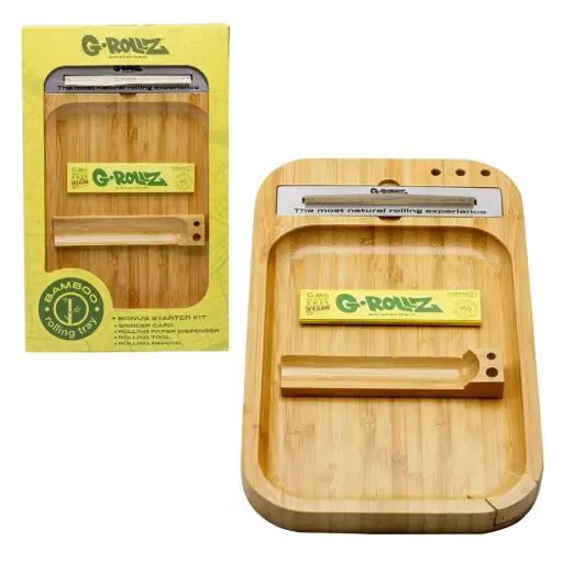[GR03212A] G-Rollz | Big Bamboo Tray (28cm x 17cm)