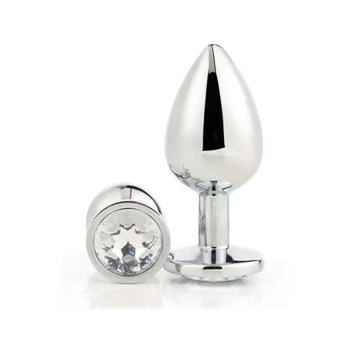 Dream Toys Silver Anal Plug – Large
