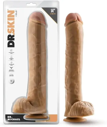 Dr. Skin Micheal Dildo (14 in.)
