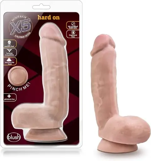 Hard 8 Flesh Dildo (5 in.)