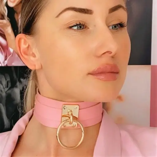 Kinky Pink/Gold Collar