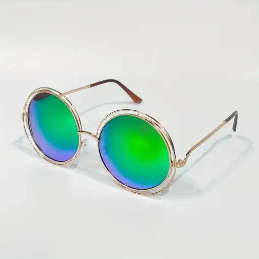 Chic Vintage Round Frame Glasses