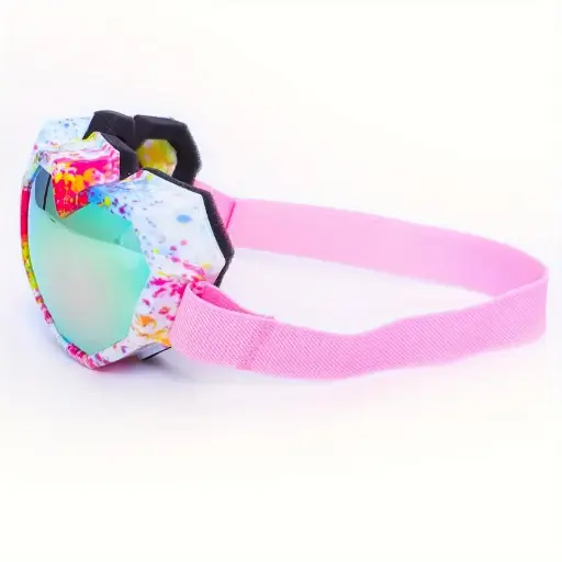Women's Oversized Heart-Shaped Floral Glasses