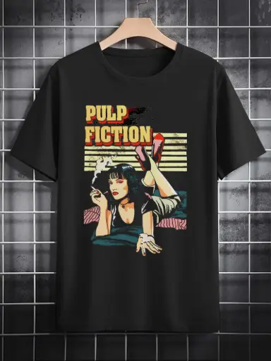 Men’s Retro ‘PULP FICTION’ Graphic T-Shirt