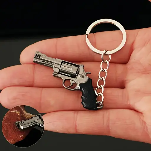 Mini Revolver Keychain