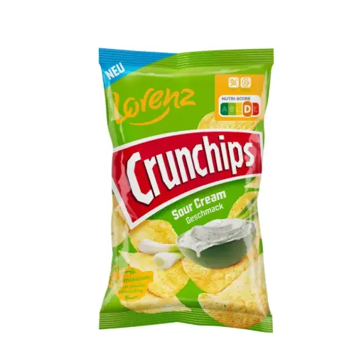 LORENZ CRUNCHIPS SOURCREAM & ONION