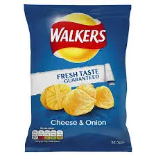 WALKERS CHEESE & ONION