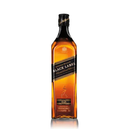 JOHNNIE WALKER BLACK LABEL SCOTCH WHISKEY