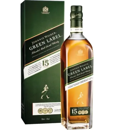 JOHNNIE WALKER GREEN LABEL SCOTCH WHISKEY