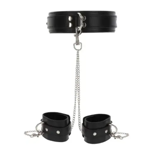 Heavy Duty Collar With Cuffs