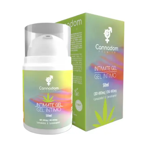Cannadom Intimate Lubricant Gel – Elevate Your Sensual Experience - CBD 400mg CBG 400mg (50ml)