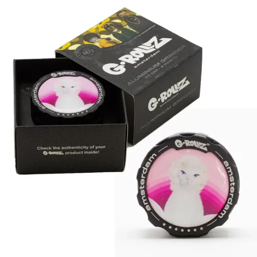 [PR4201G-S] G-Rollz | Pets Rock 'Diamonds' 4part Grinder - 53mm - 6pc In Display